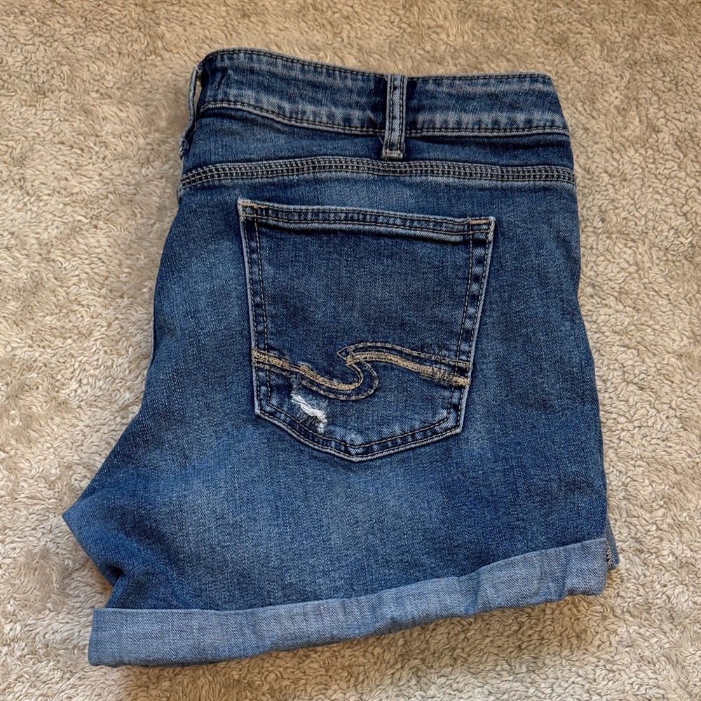 Silver Jeans Boyfriend Denim Shorts